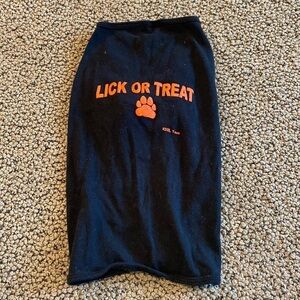 Halloween Lick or Treat Dog Shirt Size Large